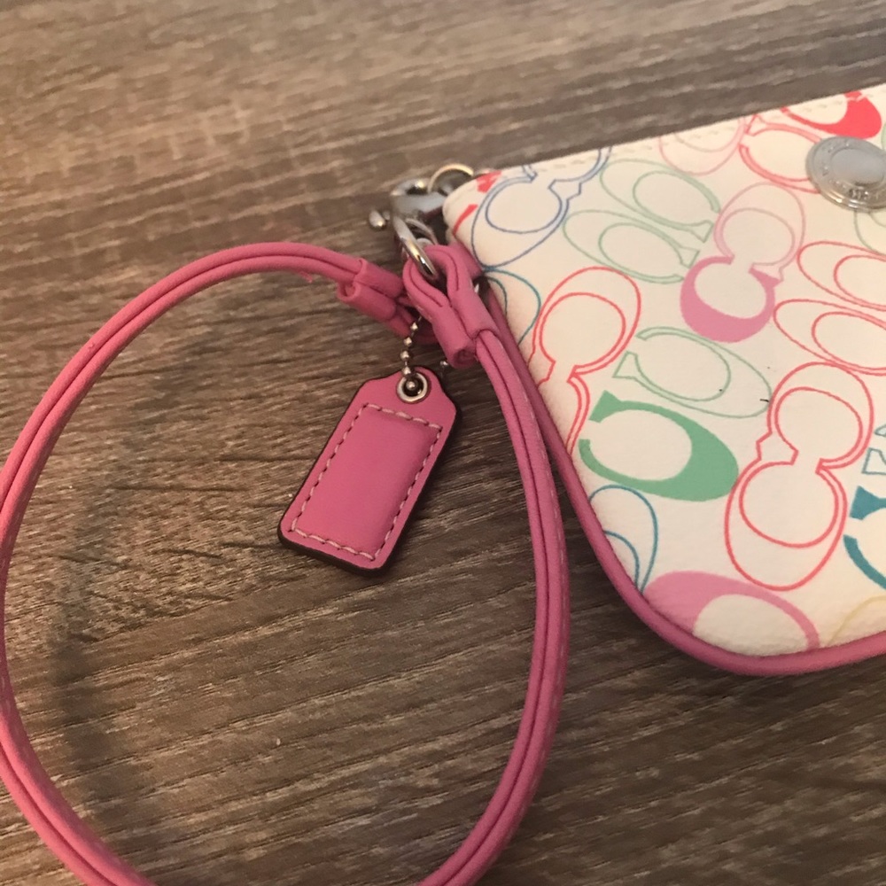 Çoach Multicolour Wristlet